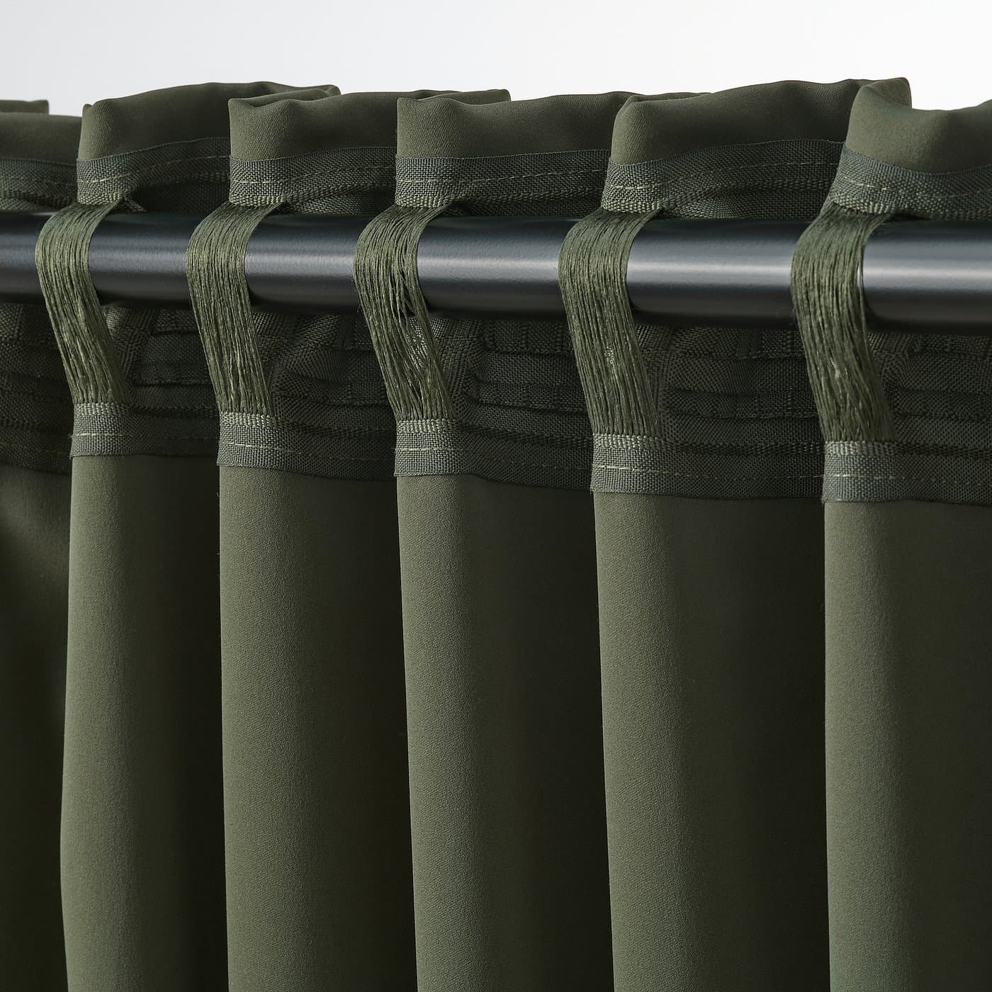 MAJGULL Block-out curtains, 1 pair — image 6