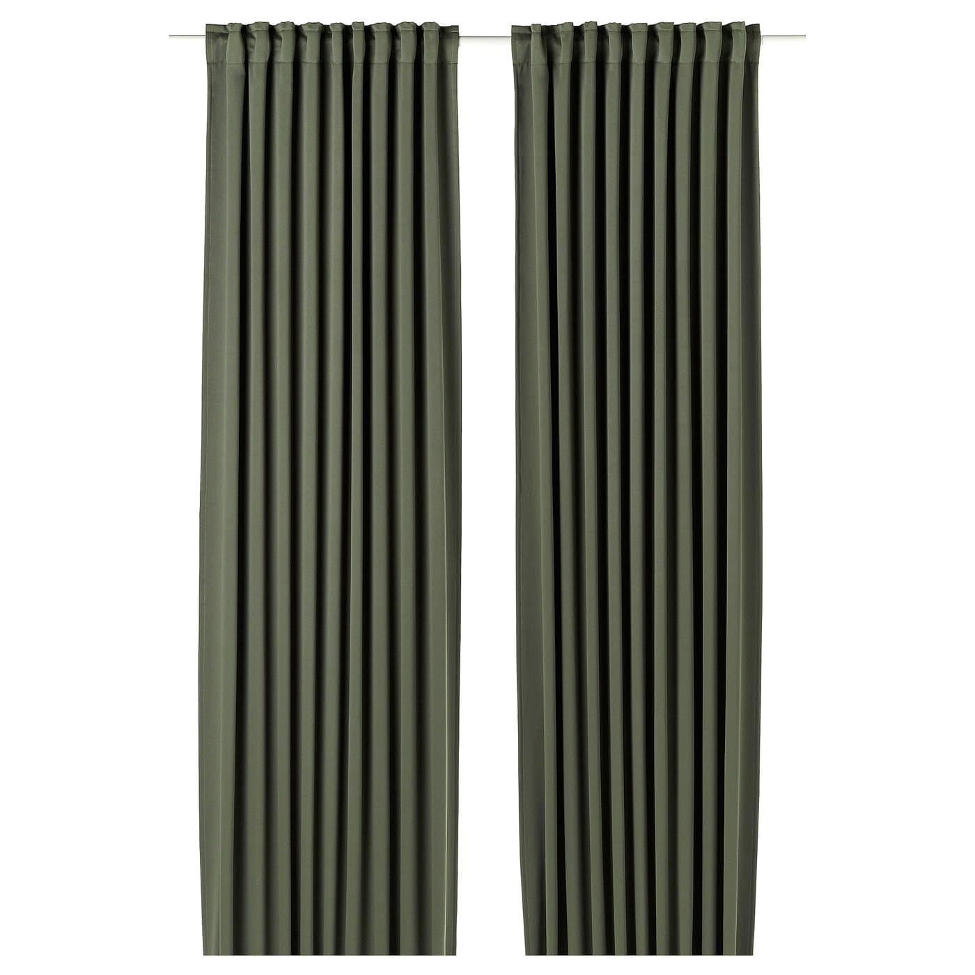 MAJGULL Block-out curtains, 1 pair — image 1
