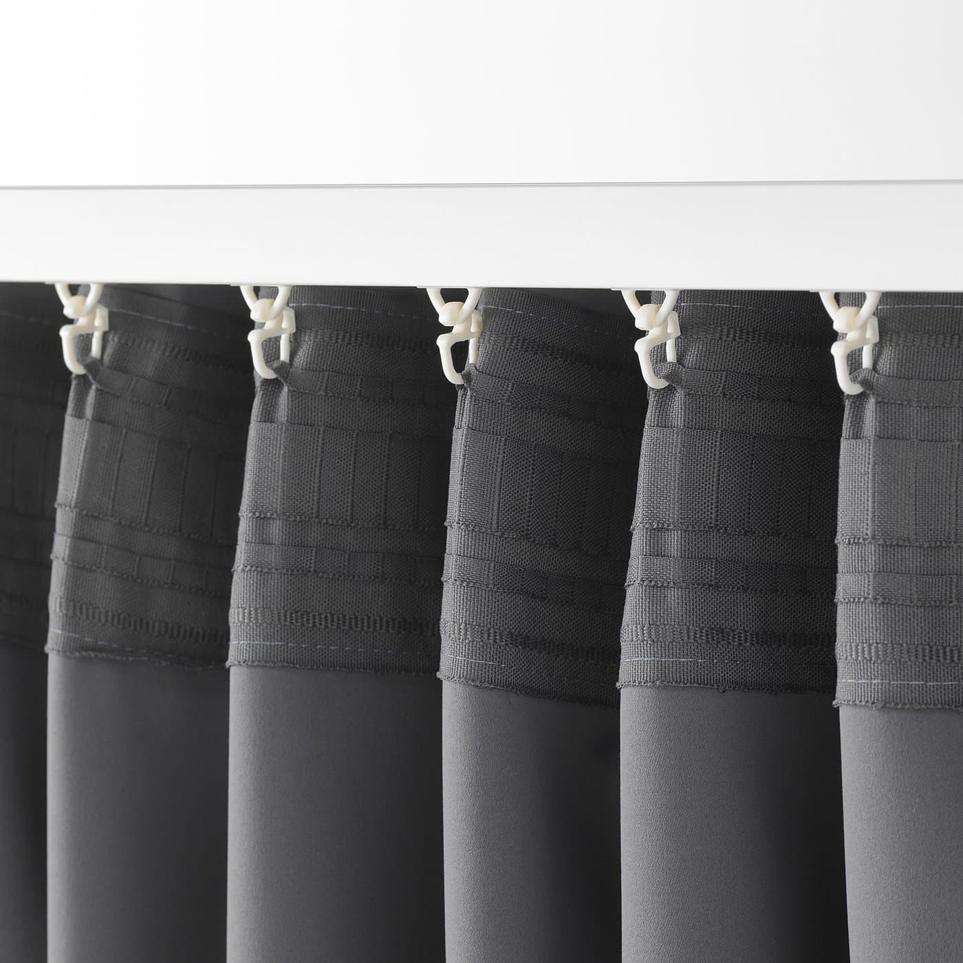 MAJGULL Block-out curtains, 1 pair — image 12