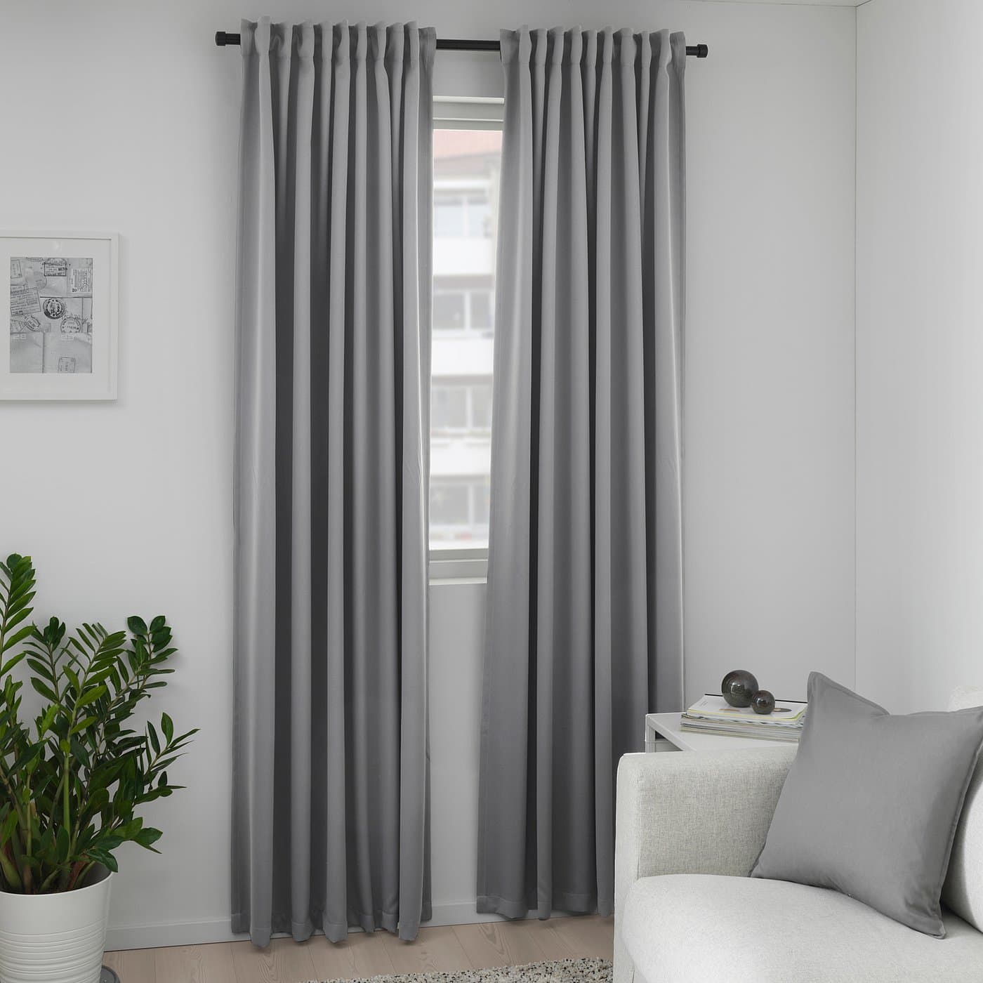 MAJGULL Block-out curtains, 1 pair — image 10