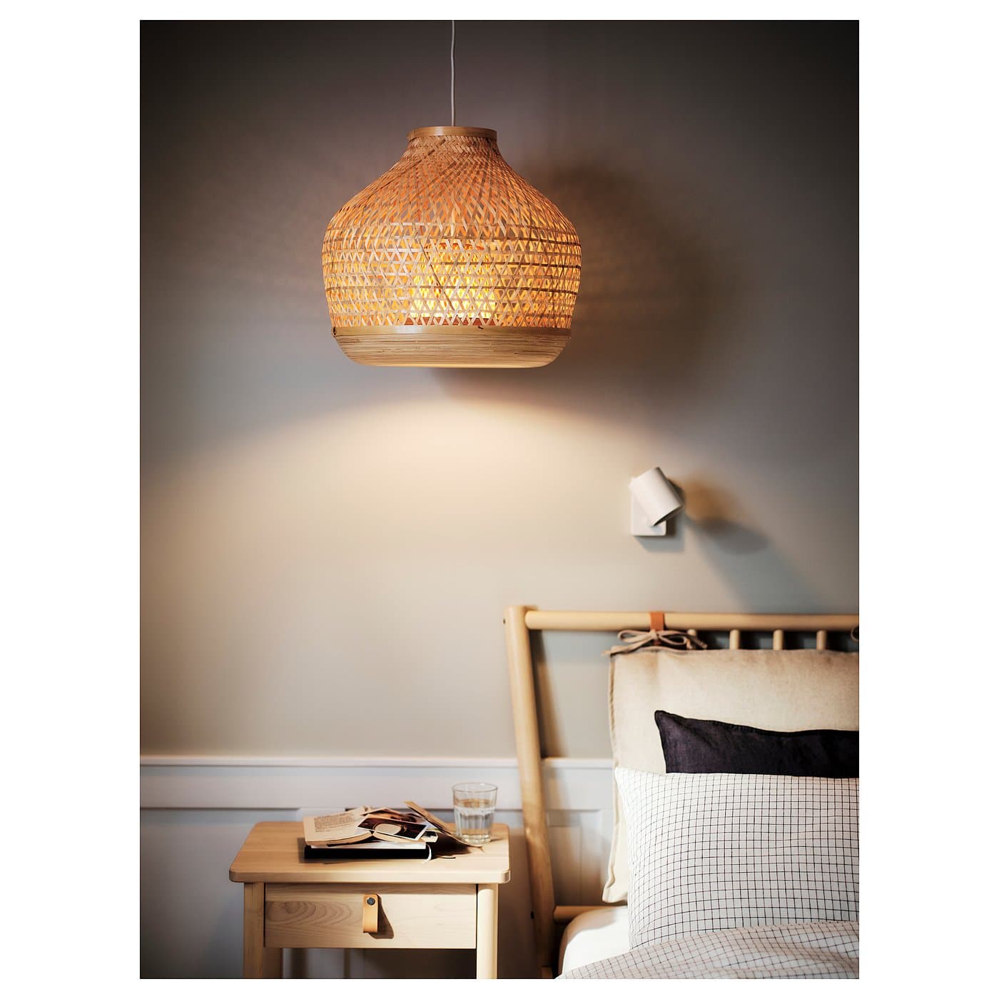 MISTERHULT Pendant lamp - bamboo/handmade 45 cm — image 4