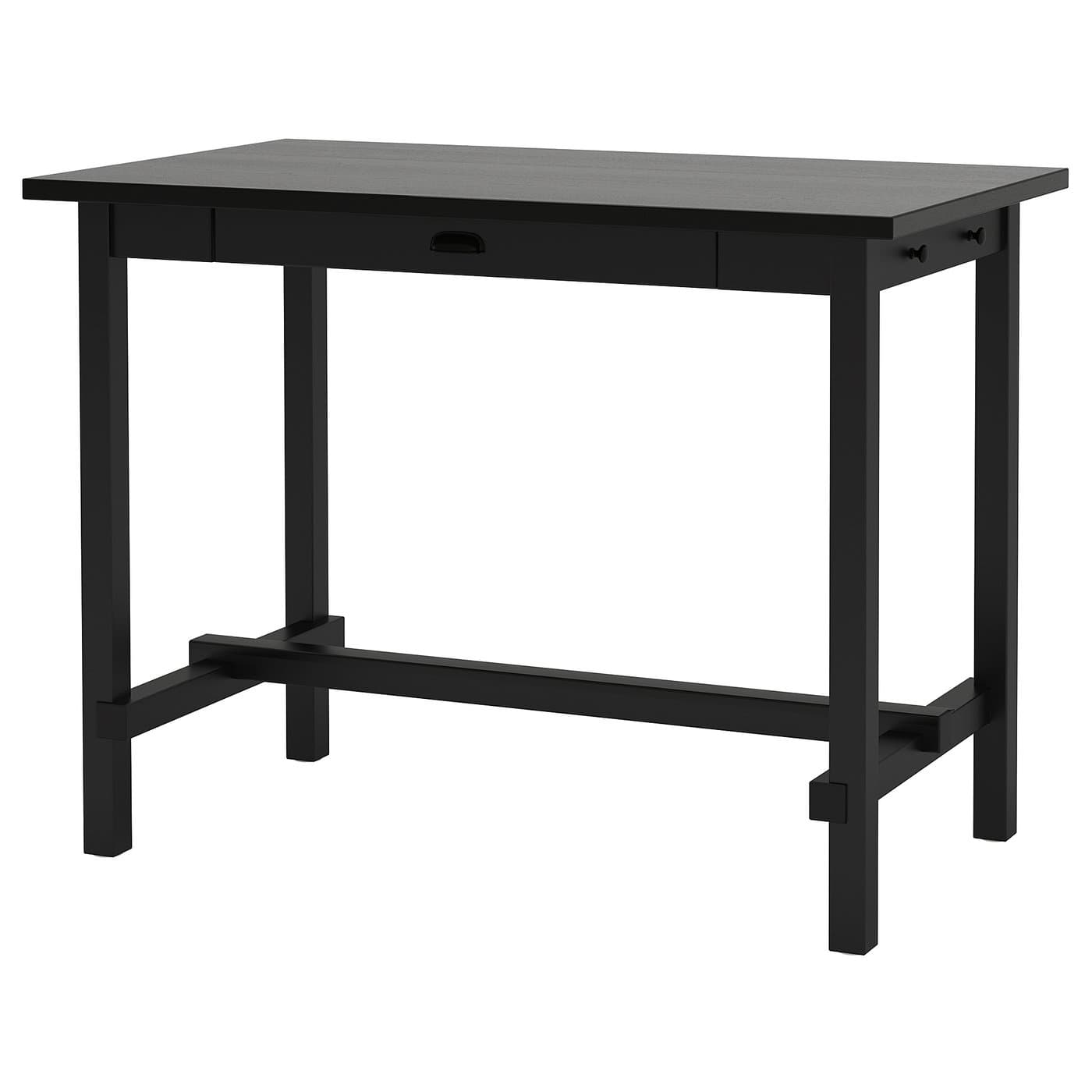 NORDVIKEN Bar table - black 140x80x105 cm — image 1