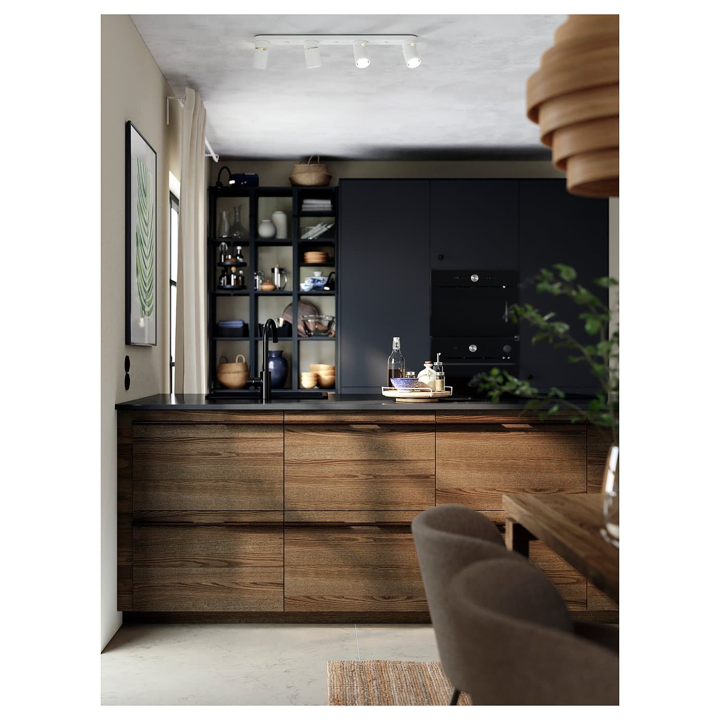 NYMÅNE Ceiling spotlight with 4 spots - white — image 2