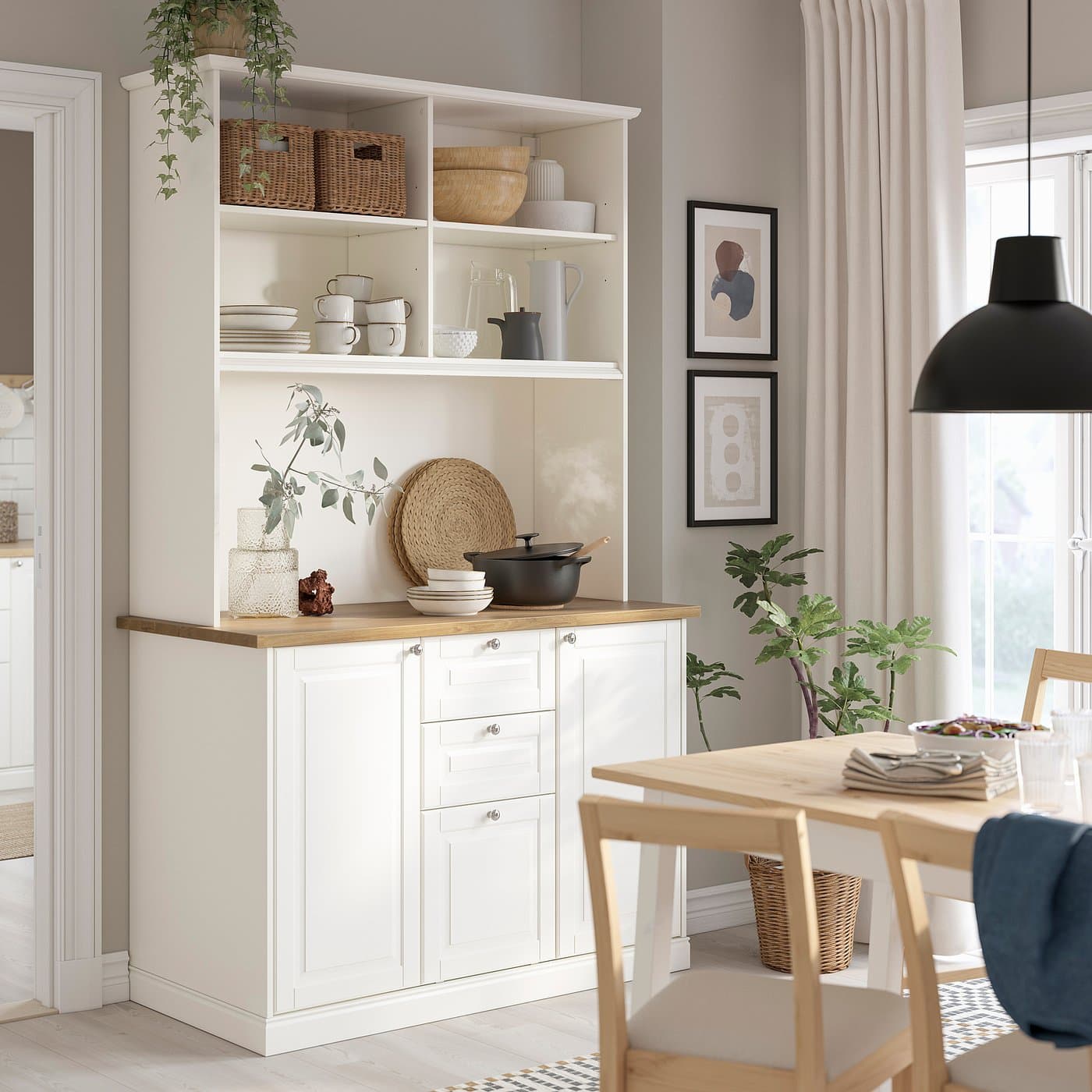 ÖNNERUP Kitchenette - off-white 130x64x219 cm — image 2