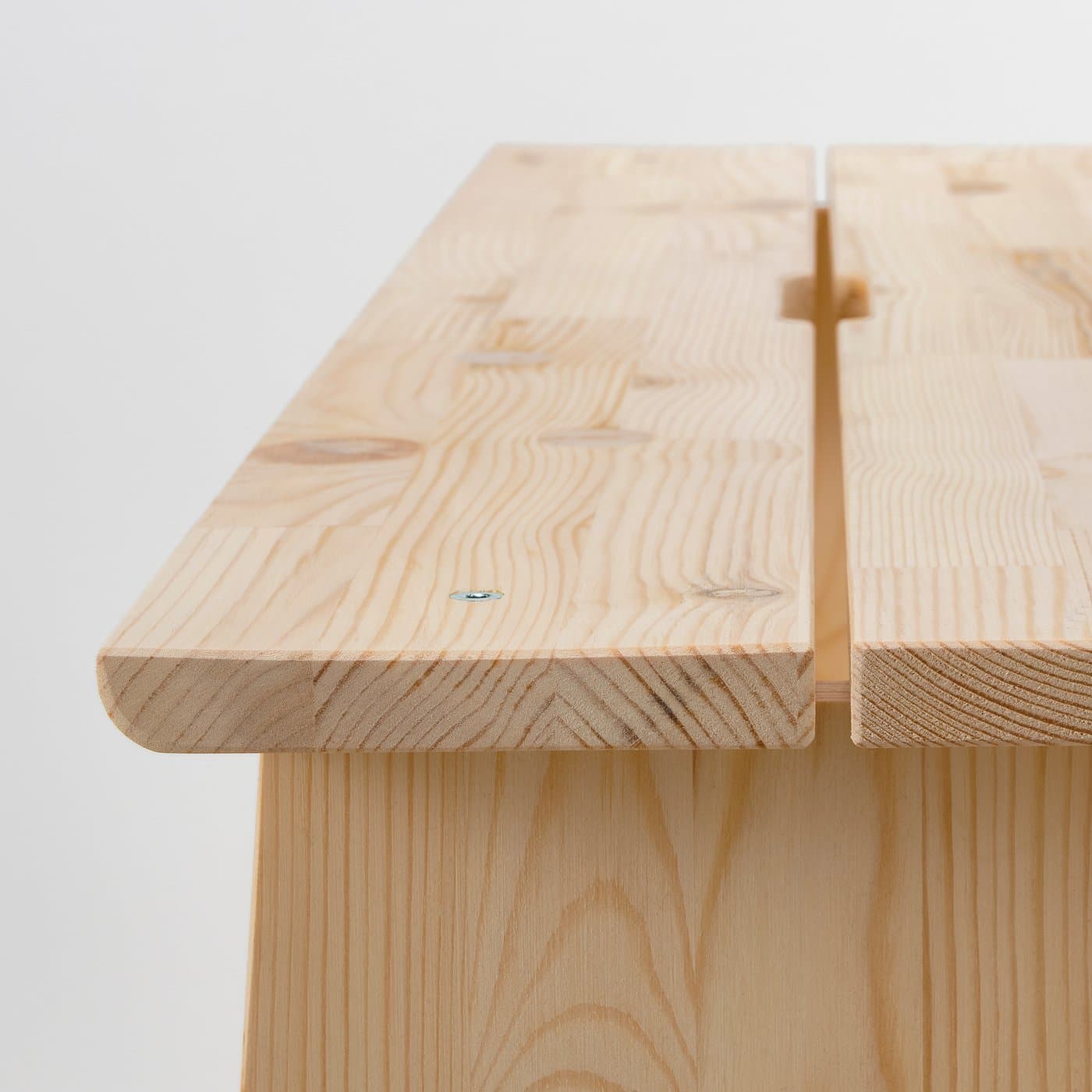PERJOHAN Bench with storage - pine 100 cm — image 8