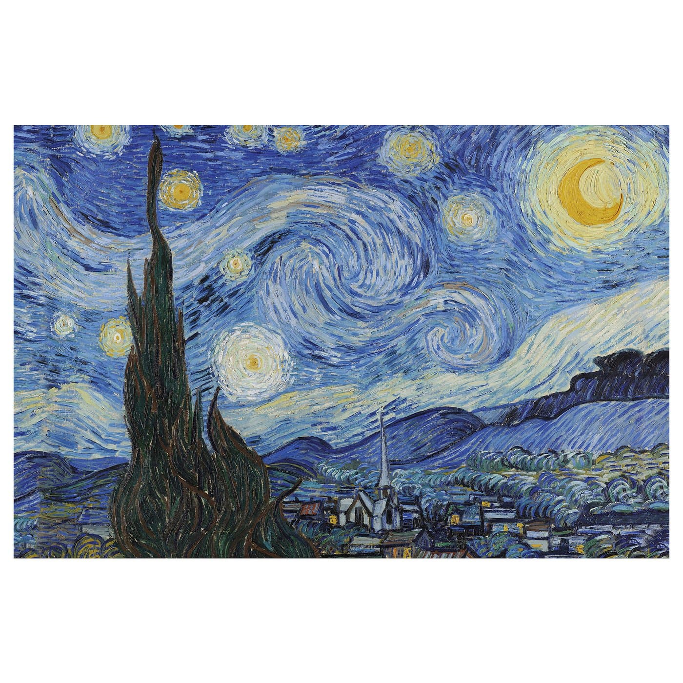 PJÄTTERYD Picture - The Starry Night, June 1889 118x78 cm — image 1
