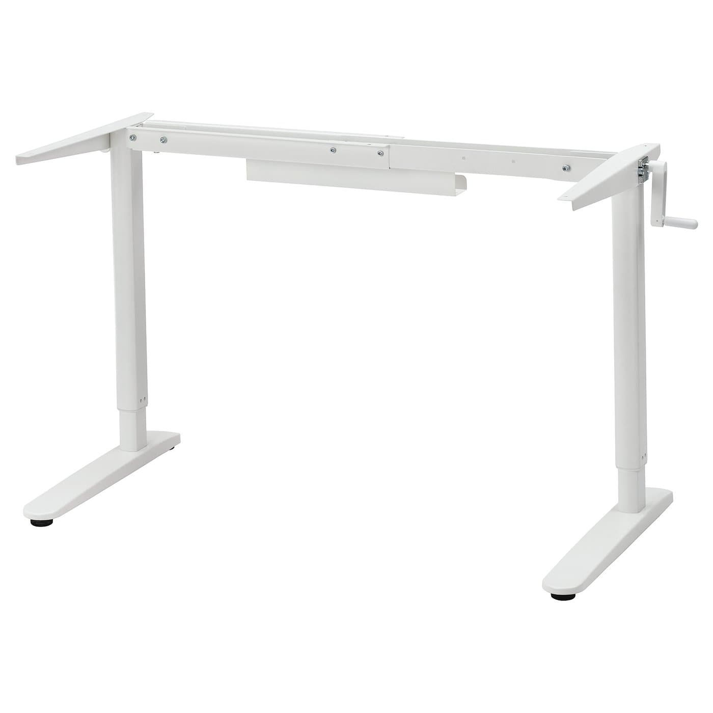 RELATERA Underframe sit/stand f table top - white 90/117 cm — image 1