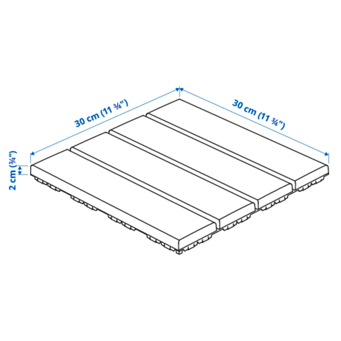 RUNNEN Floor decking, outdoor — image 8