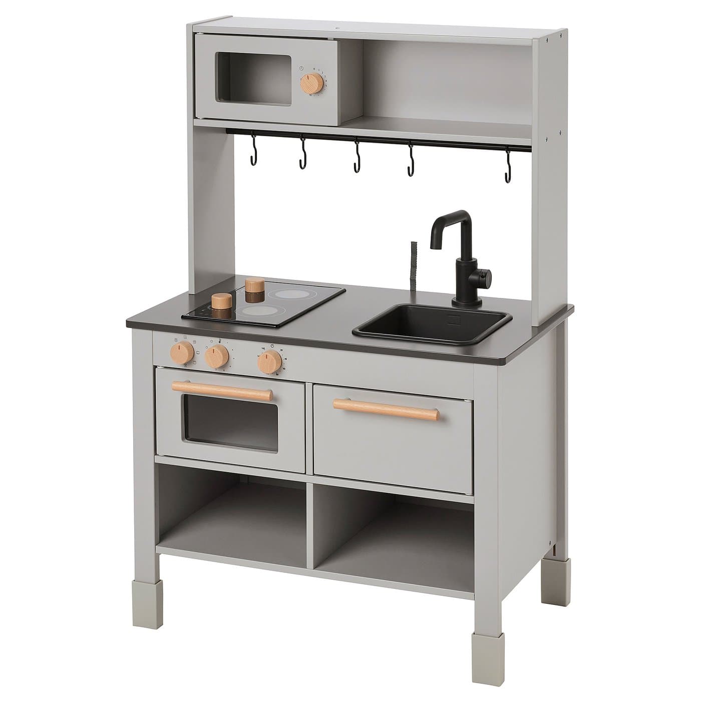 SILLTRUT Kitchen for children - grey 68x40x100 cm — image 1