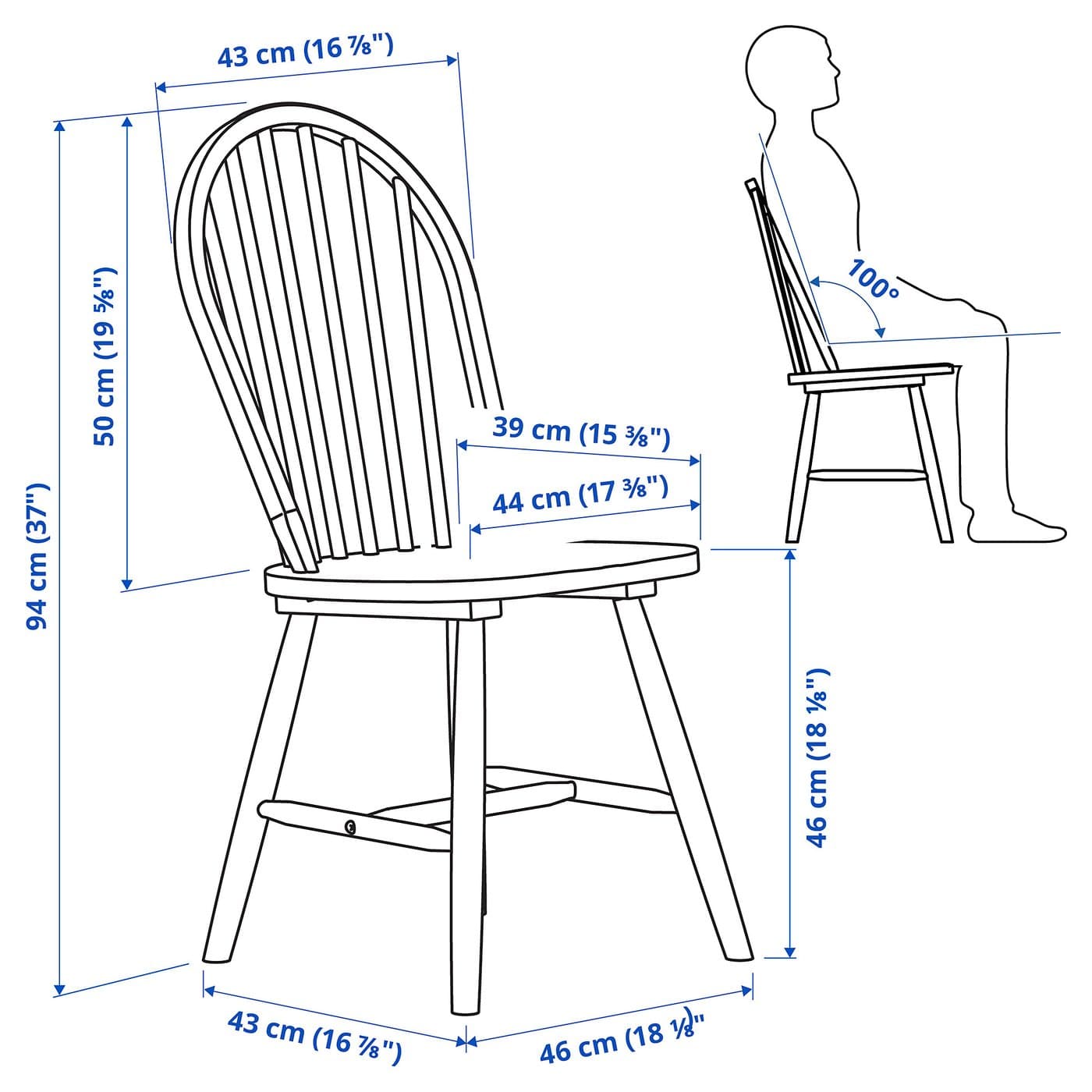 SKOGSTA Chair - acacia — image 6