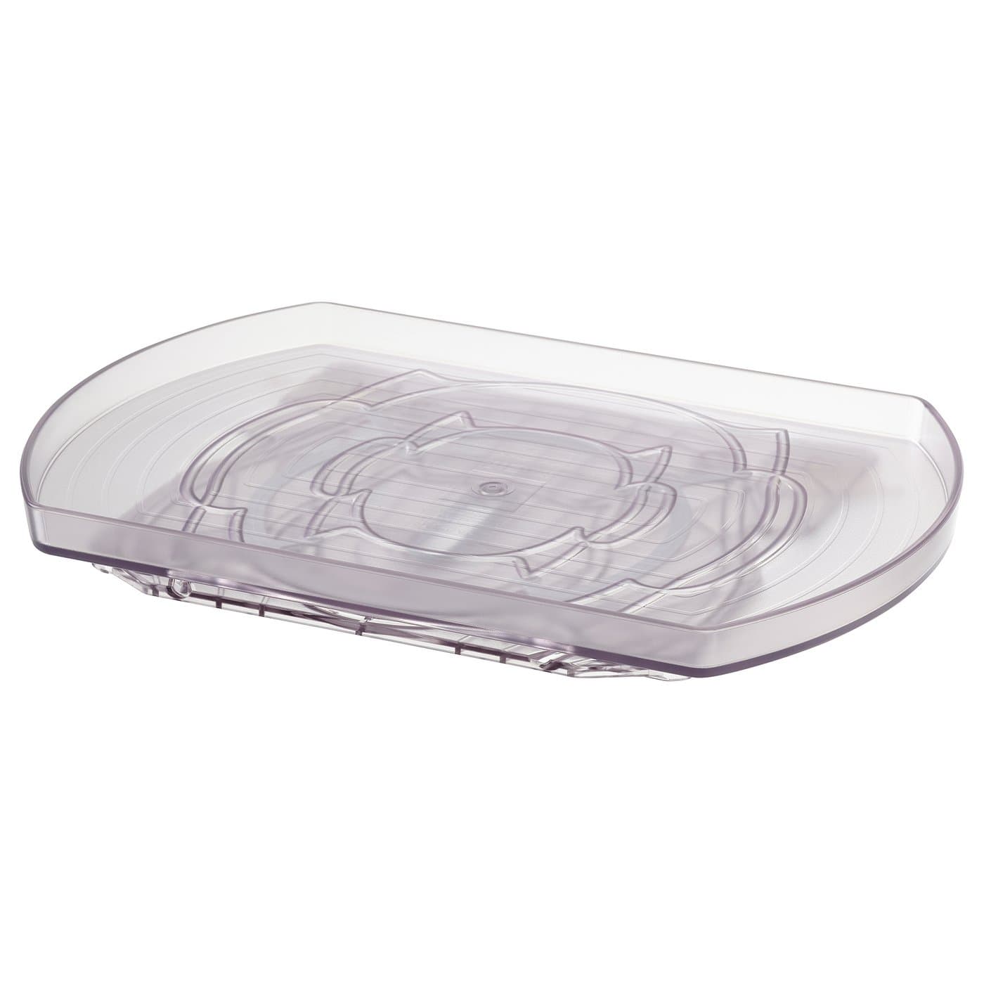 SNURRAD Storage turntable - transparent — image 1