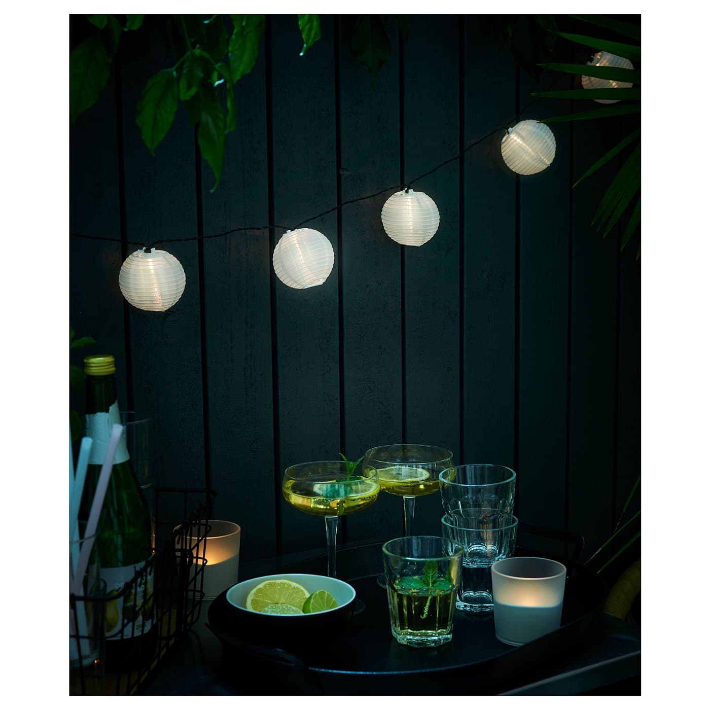 SOLARVET LED lighting chain with 24 lights - outdoor solar-powered/ball white — image 6