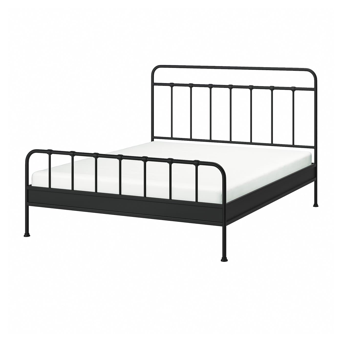 STJÄRNÖ Bed frame - anthracite/Luröy 180x200 cm — image 1