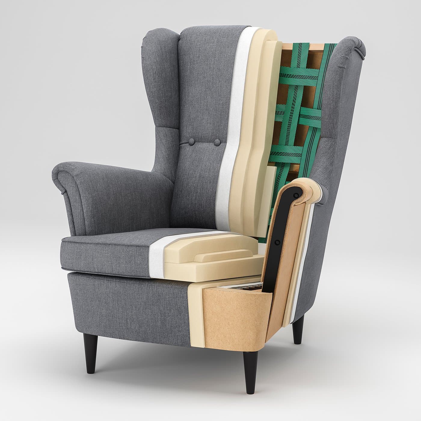 STRANDMON Wing chair — image 7