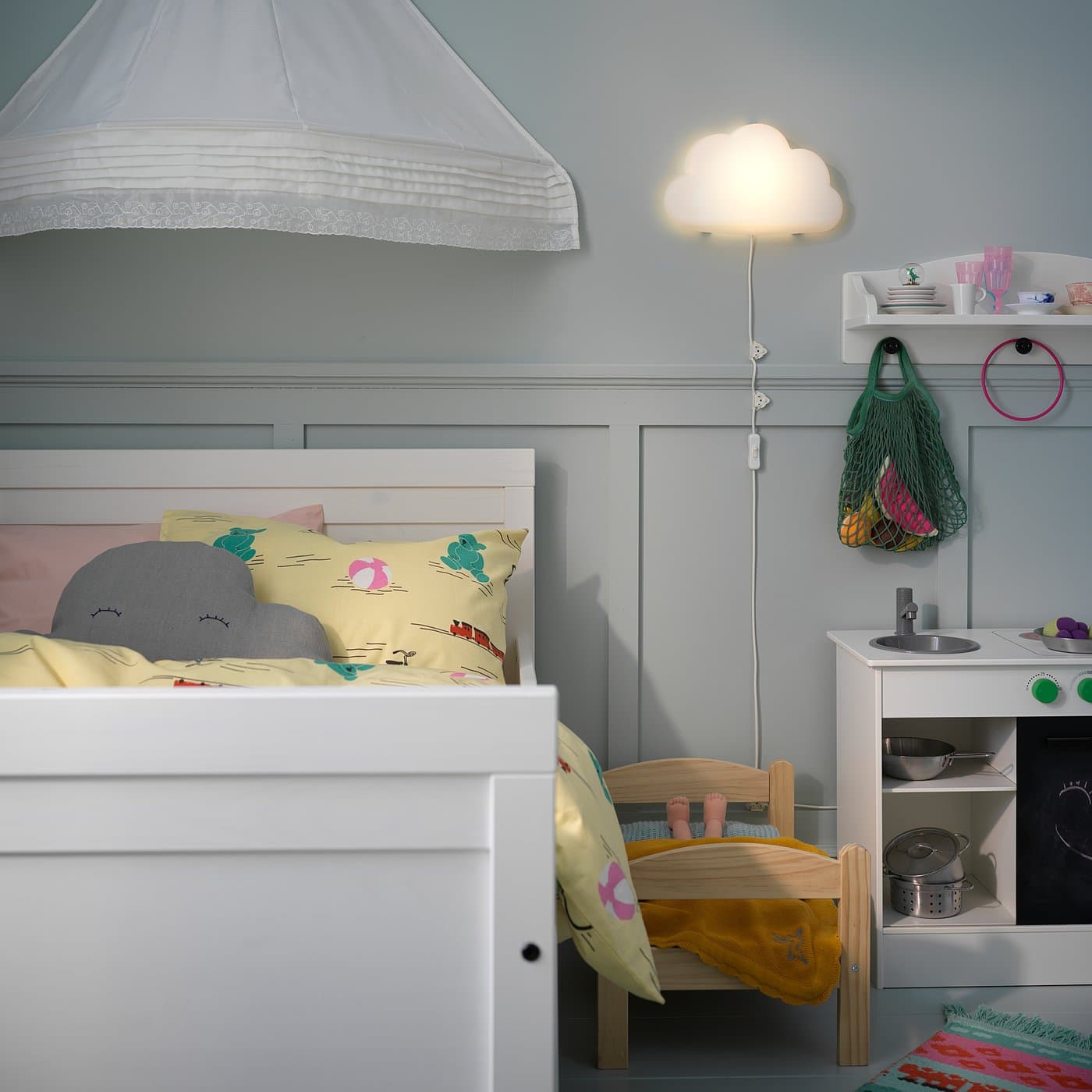 UPPLYST LED wall lamp - cloud white — image 2