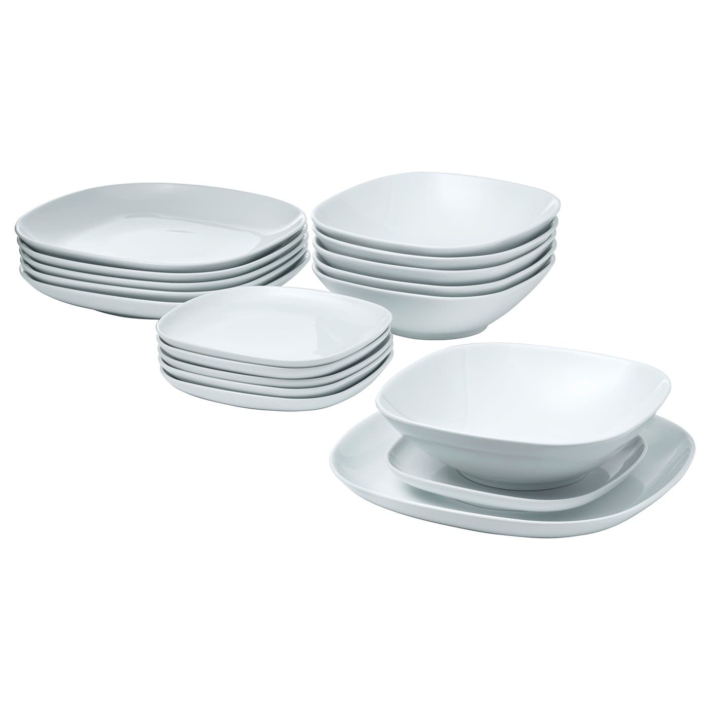 VÄRDERA 18-piece service - white — image 1