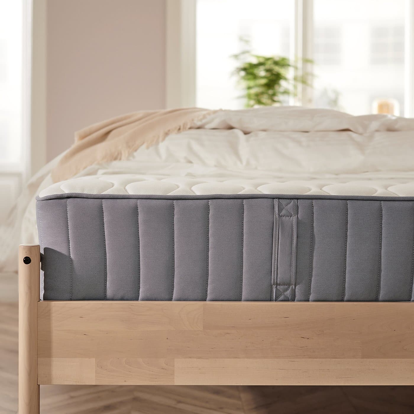 VÅGSTRANDA Pocket sprung mattress - extra firm/light blue 180x200 cm — image 8
