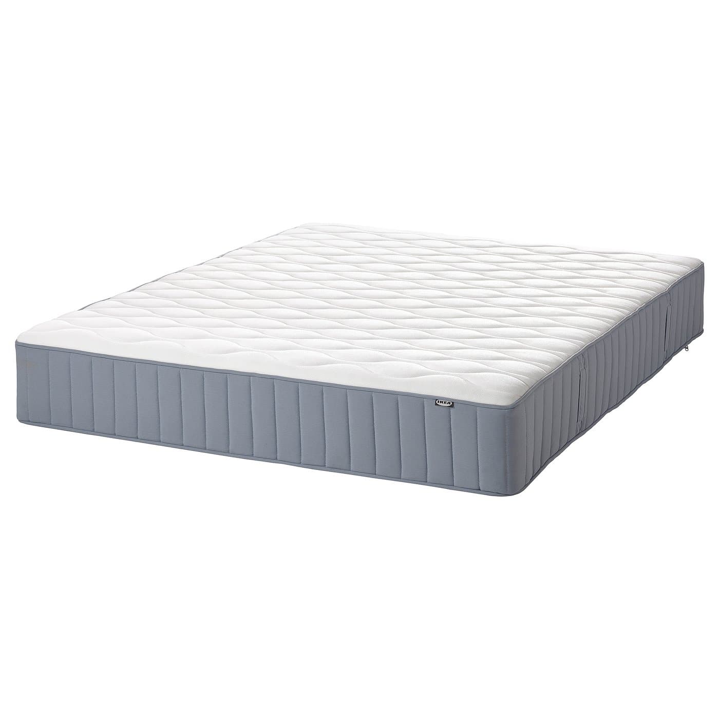 VÅGSTRANDA Pocket sprung mattress - extra firm/light blue 180x200 cm — image 1