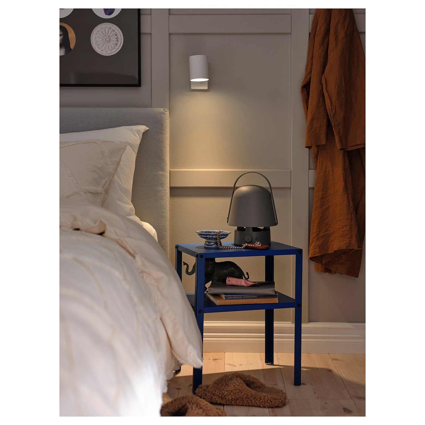 VAPPEBY Bluetooth speaker lamp - outdoor/grey — image 3